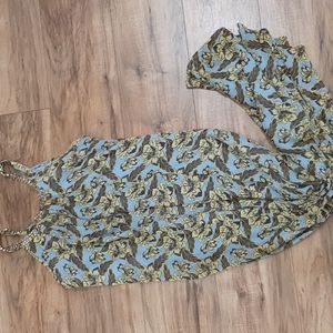 Long flowy maternity dress